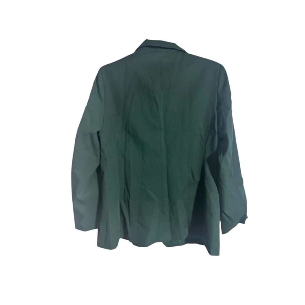 Women’s Size L Dark Green Single breasted Cicy Bell Dark Green Blazer Jacket - Picture 2 of 8